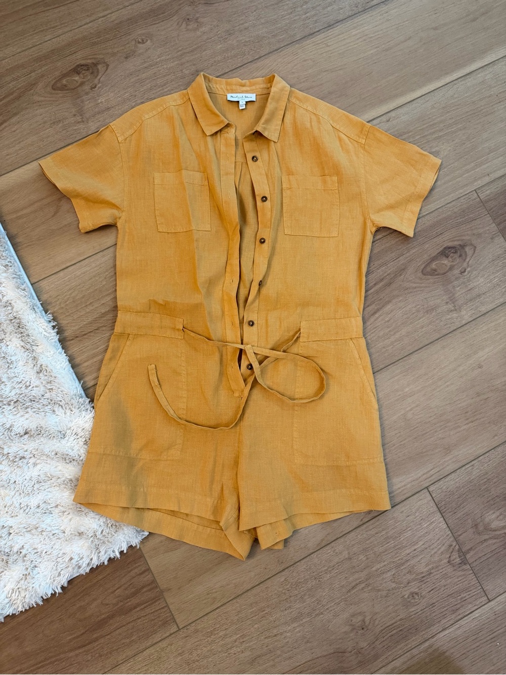 Michael Stars cinch waist romper